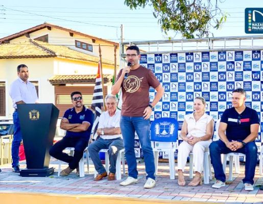 Foto - A Praça do Santo Cruzeiro, Playground Público Infantil e Palco Albino de Camargo – Bininho estão oficialmente inaugurados!! 