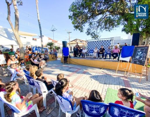 Foto - A Praça do Santo Cruzeiro, Playground Público Infantil e Palco Albino de Camargo – Bininho estão oficialmente inaugurados!! 
