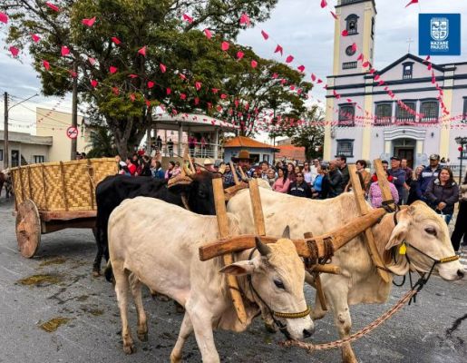 Foto - Chegada da Paçoca emociona Nazaré Paulista com fé, tradição e música no início da Festa do Divino 2025