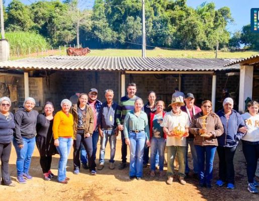 Foto - Festeiros e comunidade realizam a torra do amendoim para a tradicional Festa do Divino Espírito Santo 2024 em Nazaré Paulista