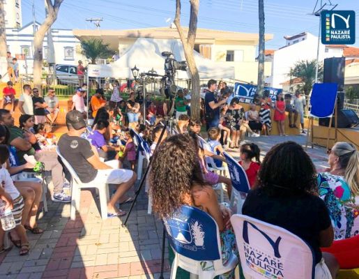 Foto - A Praça do Santo Cruzeiro, Playground Público Infantil e Palco Albino de Camargo – Bininho estão oficialmente inaugurados!! 