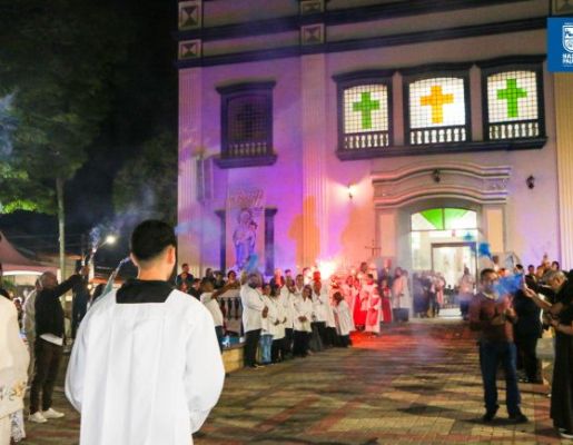 Foto - Procissão de Encerramento marca a celebração dos 349 anos da Padroeira Nossa Senhora de Nazaré
