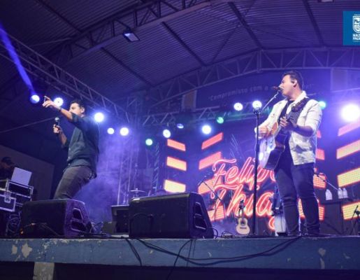 Foto - Show de Felipe & Thiago encerra em grande estilo a Festa dos 349 anos de Nazaré Paulista