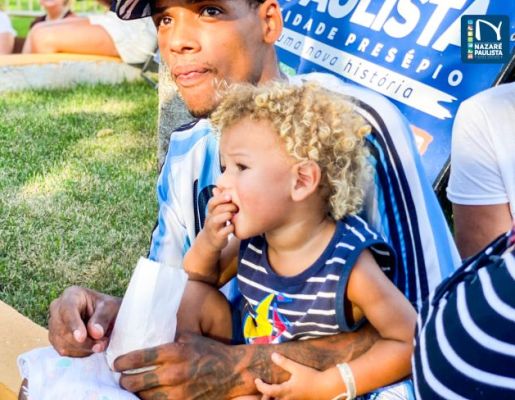 Foto - A Praça do Santo Cruzeiro, Playground Público Infantil e Palco Albino de Camargo – Bininho estão oficialmente inaugurados!! 