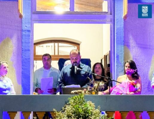 Foto - 349 anos: Prefeitura realiza Ato Cívico e inauguração da Casa da Memória Nazareana “Professor Licínio Carpinelli”