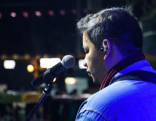 Foto - Show com a banda Livro dos Dias 