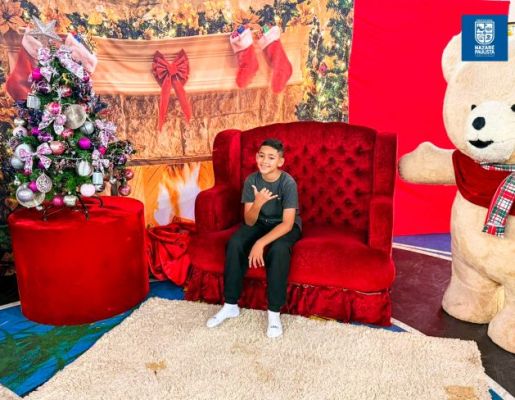 Foto - Inesquecível: chegada do Papai Noel reforça a magia do Natal em Nazaré Paulista