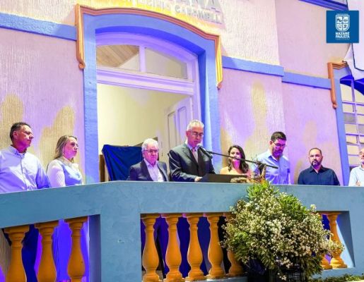 Foto - 349 anos: Prefeitura realiza Ato Cívico e inauguração da Casa da Memória Nazareana “Professor Licínio Carpinelli”