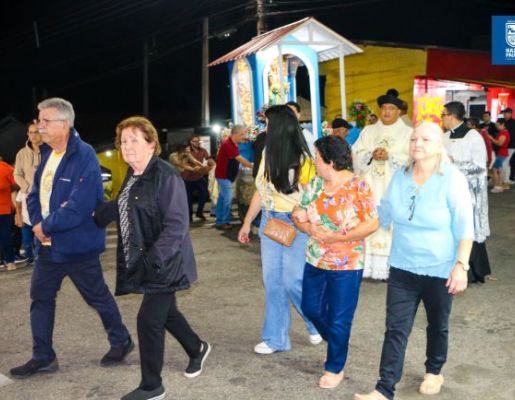 Foto - Procissão de Encerramento marca a celebração dos 349 anos da Padroeira Nossa Senhora de Nazaré