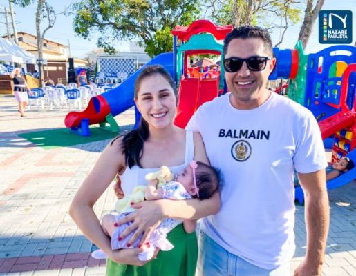 Foto - A Praça do Santo Cruzeiro, Playground Público Infantil e Palco Albino de Camargo – Bininho estão oficialmente inaugurados!! 