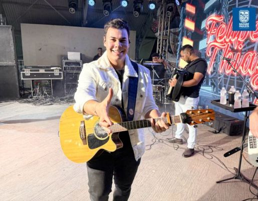 Foto - Show de Felipe & Thiago encerra em grande estilo a Festa dos 349 anos de Nazaré Paulista