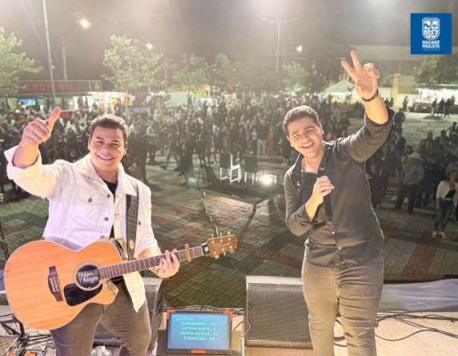 Foto - Show de Felipe & Thiago encerra em grande estilo a Festa dos 349 anos de Nazaré Paulista