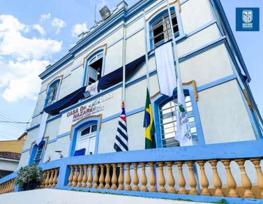 Foto - 349 anos: Prefeitura realiza Ato Cívico e inauguração da Casa da Memória Nazareana “Professor Licínio Carpinelli”