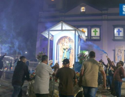 Foto - Procissão de Encerramento marca a celebração dos 349 anos da Padroeira Nossa Senhora de Nazaré