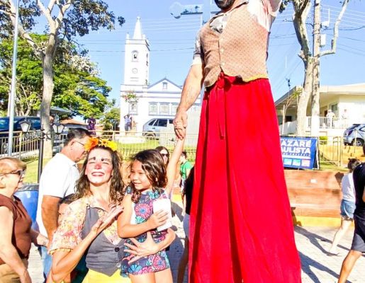 Foto - A Praça do Santo Cruzeiro, Playground Público Infantil e Palco Albino de Camargo – Bininho estão oficialmente inaugurados!! 