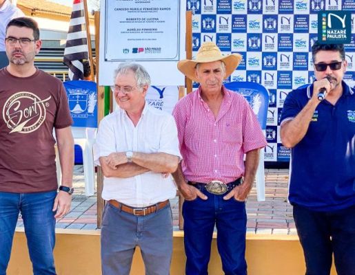 Foto - A Praça do Santo Cruzeiro, Playground Público Infantil e Palco Albino de Camargo – Bininho estão oficialmente inaugurados!! 