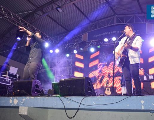 Foto - Show de Felipe & Thiago encerra em grande estilo a Festa dos 349 anos de Nazaré Paulista