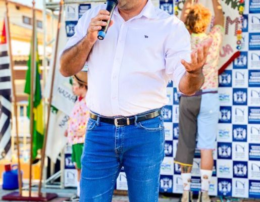 Foto - A Praça do Santo Cruzeiro, Playground Público Infantil e Palco Albino de Camargo – Bininho estão oficialmente inaugurados!! 