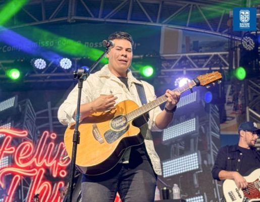 Foto - Show de Felipe & Thiago encerra em grande estilo a Festa dos 349 anos de Nazaré Paulista