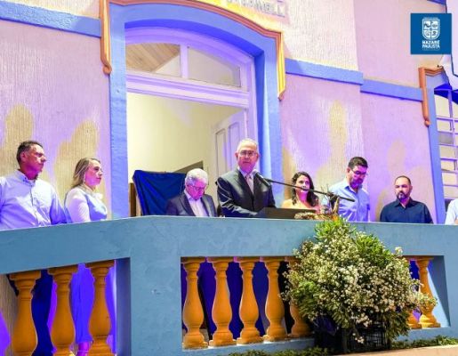 Foto - 349 anos: Prefeitura realiza Ato Cívico e inauguração da Casa da Memória Nazareana “Professor Licínio Carpinelli”