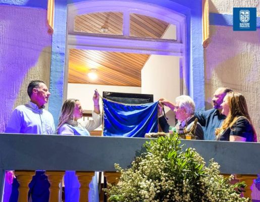 Foto - 349 anos: Prefeitura realiza Ato Cívico e inauguração da Casa da Memória Nazareana “Professor Licínio Carpinelli”