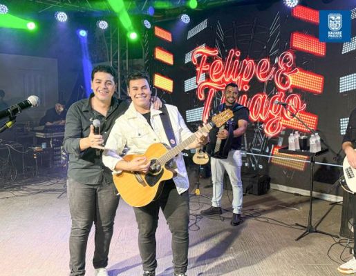 Foto - Show de Felipe & Thiago encerra em grande estilo a Festa dos 349 anos de Nazaré Paulista