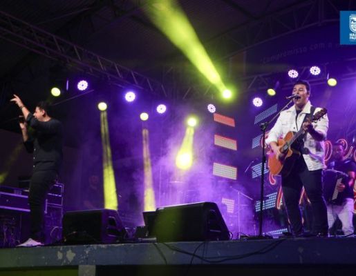 Foto - Show de Felipe & Thiago encerra em grande estilo a Festa dos 349 anos de Nazaré Paulista