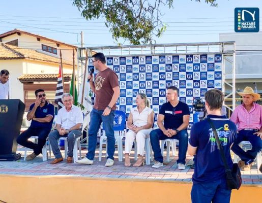Foto - A Praça do Santo Cruzeiro, Playground Público Infantil e Palco Albino de Camargo – Bininho estão oficialmente inaugurados!! 