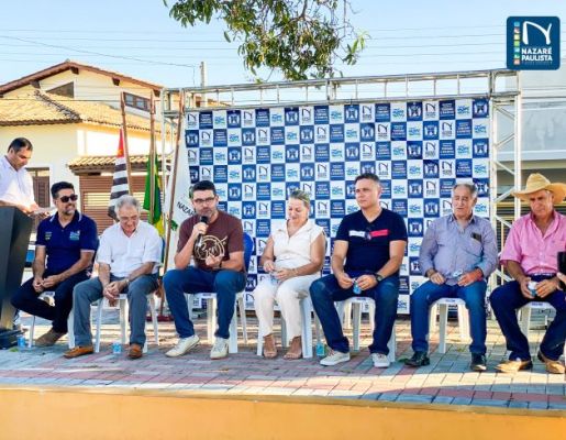 Foto - A Praça do Santo Cruzeiro, Playground Público Infantil e Palco Albino de Camargo – Bininho estão oficialmente inaugurados!! 