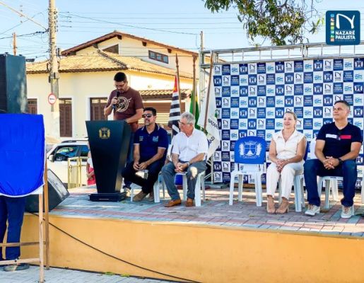 Foto - A Praça do Santo Cruzeiro, Playground Público Infantil e Palco Albino de Camargo – Bininho estão oficialmente inaugurados!! 