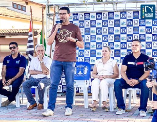 Foto - A Praça do Santo Cruzeiro, Playground Público Infantil e Palco Albino de Camargo – Bininho estão oficialmente inaugurados!! 