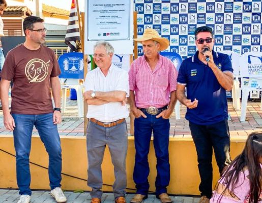 Foto - A Praça do Santo Cruzeiro, Playground Público Infantil e Palco Albino de Camargo – Bininho estão oficialmente inaugurados!! 