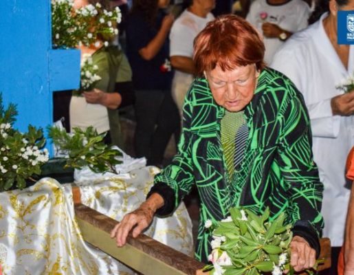 Foto - Procissão de Encerramento marca a celebração dos 349 anos da Padroeira Nossa Senhora de Nazaré